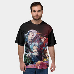 Футболка оверсайз мужская Звездное детя 2 герои, цвет: 3D-принт — фото 2