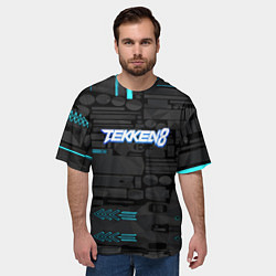 Футболка оверсайз мужская Tekken namco game, цвет: 3D-принт — фото 2