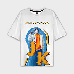 Футболка оверсайз мужская BTS Jeon Jungkook, цвет: 3D-принт