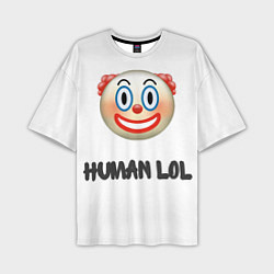 Футболка оверсайз мужская Human Fall Clown, цвет: 3D-принт
