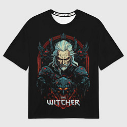 Футболка оверсайз мужская Злой ведьмак, цвет: 3D-принт