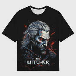 Футболка оверсайз мужская The Witcher blood, цвет: 3D-принт