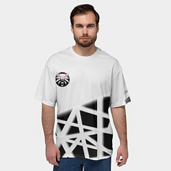 Футболка оверсайз мужская The Witcher 3 logo geometry, цвет: 3D-принт — фото 2
