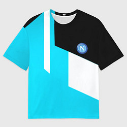 Мужская футболка оверсайз Napoli geometry fc