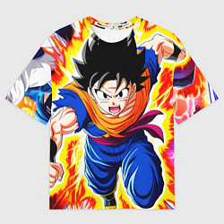 Футболка оверсайз мужская Dragon Ball Z Аниме, цвет: 3D-принт