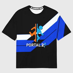 Футболка оверсайз мужская Portal geometry, цвет: 3D-принт
