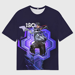 Футболка оверсайз мужская Iso Valorant, цвет: 3D-принт