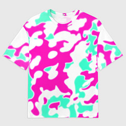 Мужская футболка оверсайз Текстура камуфляж детский