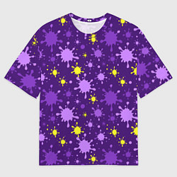 Мужская футболка оверсайз Мелкие кляксы