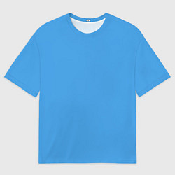 Футболка оверсайз мужская Эмоция печаль - синий, цвет: 3D-принт