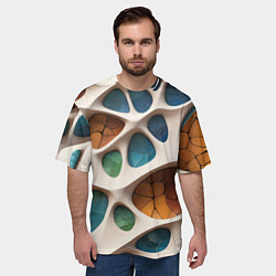 Футболка оверсайз мужская Вдохновлено Антонио Гауди, цвет: 3D-принт — фото 2