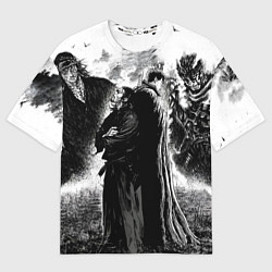 Мужская футболка оверсайз Musashi Miyamoto And Berserk