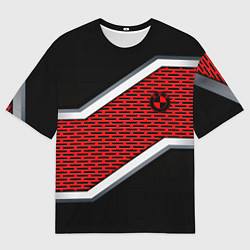 Мужская футболка оверсайз BMW geometry avto