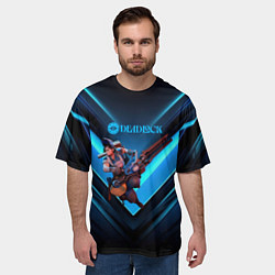 Футболка оверсайз мужская МакГиннис Deadlock, цвет: 3D-принт — фото 2