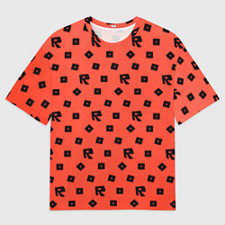 Мужская футболка оверсайз Roblox game pattern