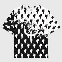 Футболка оверсайз мужская Quake pattern men, цвет: 3D-принт
