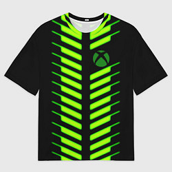 Мужская футболка оверсайз Xbox green line