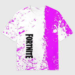 Футболка оверсайз мужская Fortnite pink color, цвет: 3D-принт