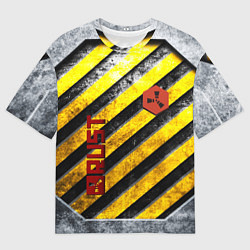 Мужская футболка оверсайз RUST grunge