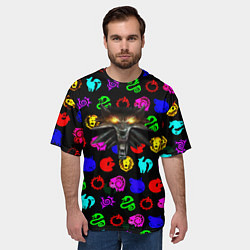 Футболка оверсайз мужская Ведьмак x dota, цвет: 3D-принт — фото 2