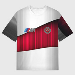 Мужская футболка оверсайз Mercedes amg