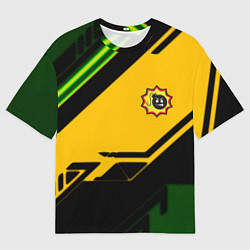 Мужская футболка оверсайз Serious Sam geometry