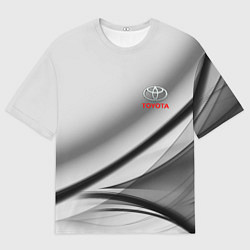 Мужская футболка оверсайз Toyota texrure grey