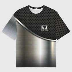 Мужская футболка оверсайз Honda metal car