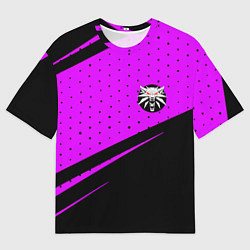 Футболка оверсайз мужская The Witcher geometry, цвет: 3D-принт