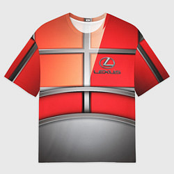 Футболка оверсайз мужская Lexus carbon car, цвет: 3D-принт