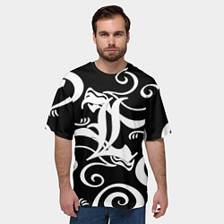 Футболка оверсайз мужская Death Note japan anime, цвет: 3D-принт — фото 2