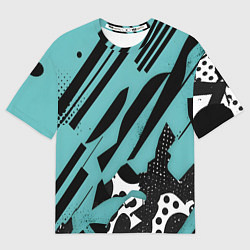 Мужская футболка оверсайз Спорт динамика скорость