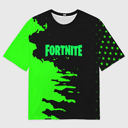 Мужская футболка оверсайз Fortnite краски звезды