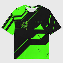 Мужская футболка оверсайз Razer geometry game