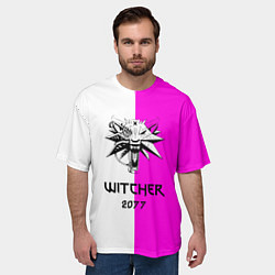 Футболка оверсайз мужская The Witcher line, цвет: 3D-принт — фото 2