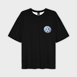 Мужская футболка оверсайз Volkswagen logo auto