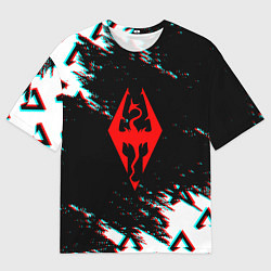 Футболка оверсайз мужская The Elder Scrolls Online glitch, цвет: 3D-принт