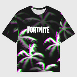 Футболка оверсайз мужская Fortnite glitch tropix, цвет: 3D-принт