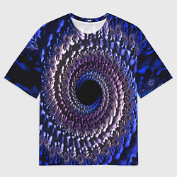 Мужская футболка оверсайз Оптический стиль узор