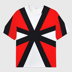 Мужская футболка оверсайз Полосы амбрелла