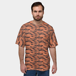 Футболка оверсайз мужская Лофт, цвет: 3D-принт — фото 2