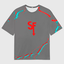 Футболка оверсайз мужская Sally Face storm color, цвет: 3D-принт