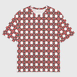 Мужская футболка оверсайз Скандинавское плетение