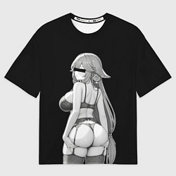 Футболка оверсайз мужская Yae Miko sexy - Genshin impact, цвет: 3D-принт