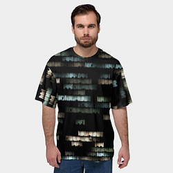 Футболка оверсайз мужская Офисный вайб, цвет: 3D-принт — фото 2