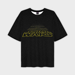 Футболка оверсайз мужская Star Wars - вступительные титры, цвет: 3D-принт