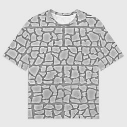 Мужская футболка оверсайз Штукатурка