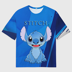 Футболка оверсайз мужская Стич, цвет: 3D-принт