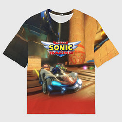 Футболка оверсайз мужская Team Sonic racing - video game, цвет: 3D-принт