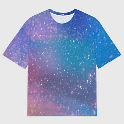 Футболка оверсайз мужская Winter falls gradient, цвет: 3D-принт